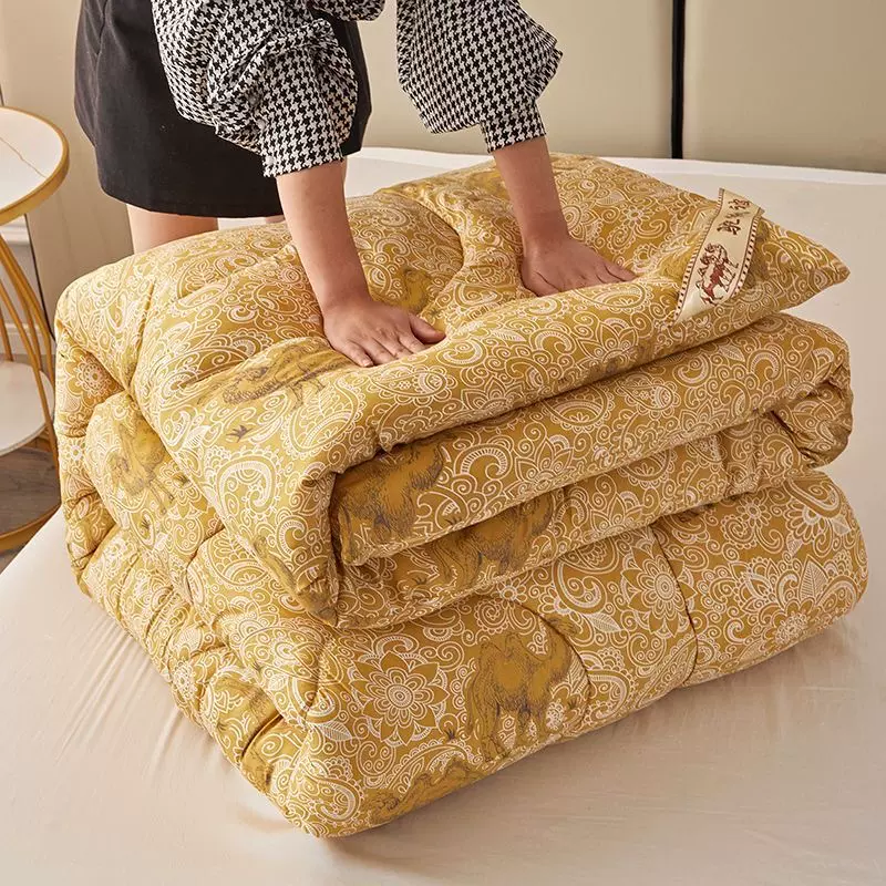 会销礼品被加厚保暖驼毛被学生冬被单人双人春秋被子礼盒装驼绒被
