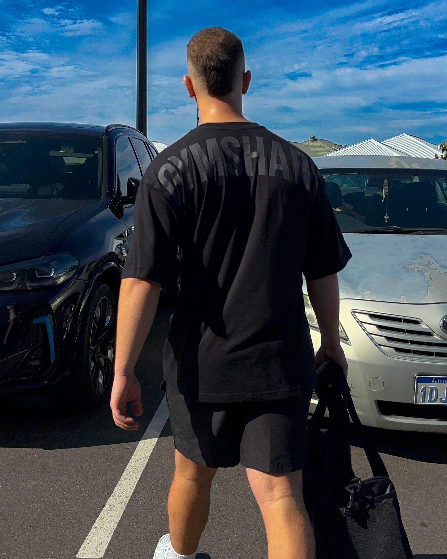 ジムシャーク マッスルシャーク アメリカンスタイル ファッション フィットネス スポーツ ゆったり 大きめサイズ プリント メンズ 半袖Tシャツ