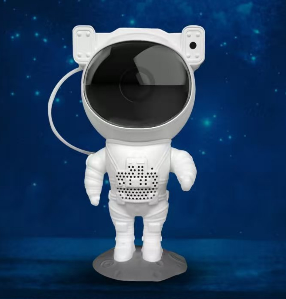 Nuevos astronautas creativos cool Bluetooth audio luces de atmósfera subwoofer súper pesado luz de proyección de estrellas astronauta luna