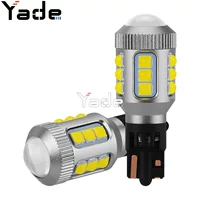 Автомобильный светодиодный указатель поворота T15 3030 16SMD супер яркий фонарь заднего хода задний фонарь с линзой яркий стоп-сигнал