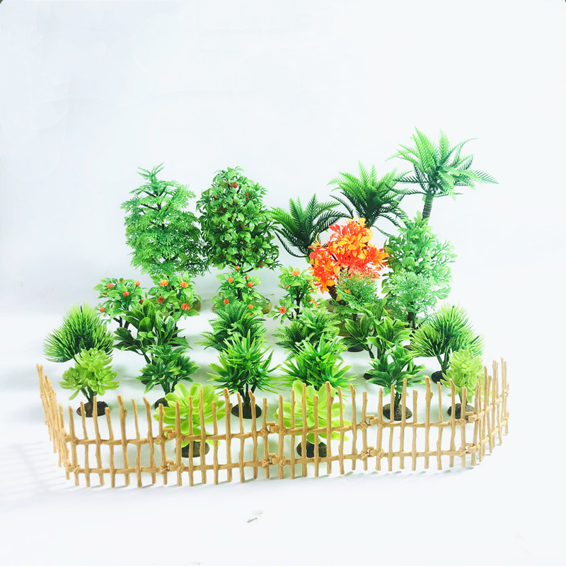 跨境仿真植物模型树苗模型树微景观植物小盆景