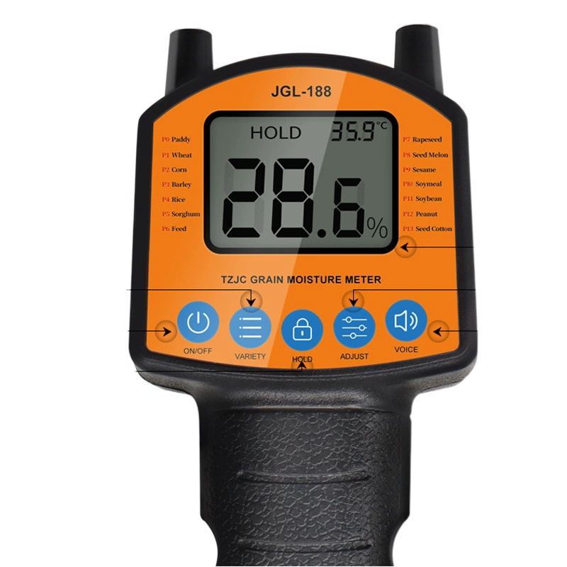 JGL-188 портативный анализатор качества воды анализатора влажности риса влажного зерна функции голосового вещания
