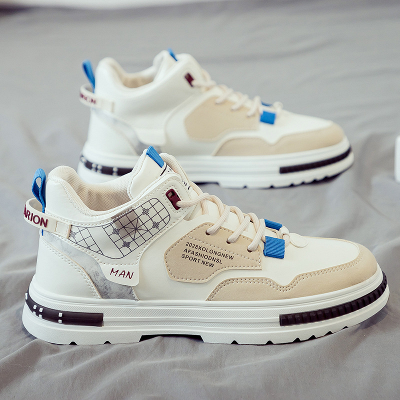 2022新款男款冬季運動休閒板鞋百搭小白潮鞋舒適潮流韓版