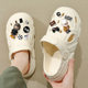 Hole Shoes Men's 2025 New Summer Outer Wear Thick Sole Dung Feeling Outdoor Beach Lovers Baotou Slippers Women