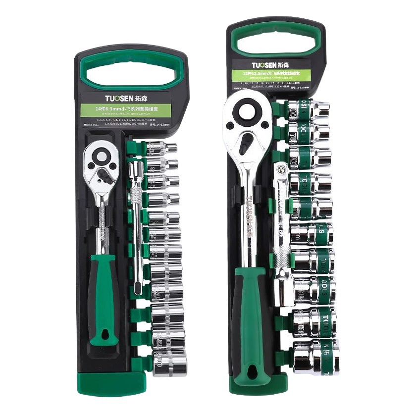 Tuosen аппаратные инструменты 12 штук паровой Ремонт Инструменты костюм части машины инструменты зеленый пояс 20 штук рукав набор