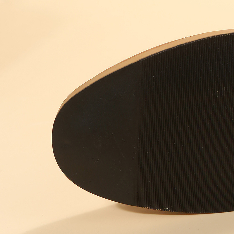 Booties with side zippers chunky heels plus size women's boots_voghion.com