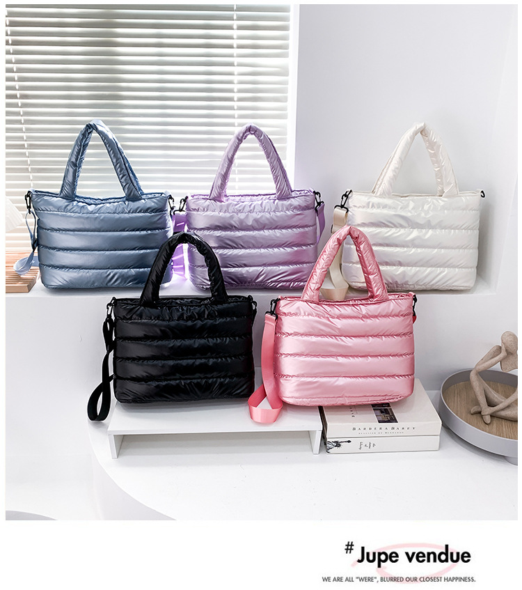 Women's Medium Autumn&winter Nylon Vintage Style Handbag display picture 5