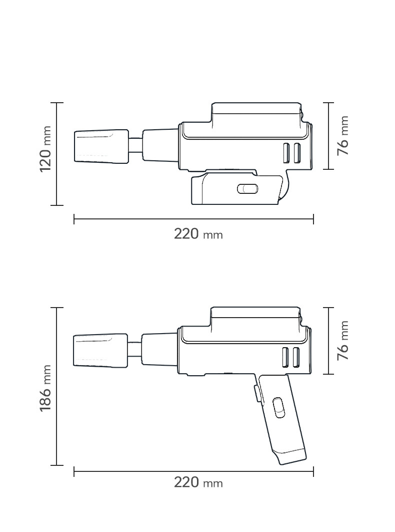 Kafeila High-Pressure Car Wash Water Gun Powerful Booster Spray Gun Household Water Pipe Brush Car Nozzle to Flush the Ground Artifact