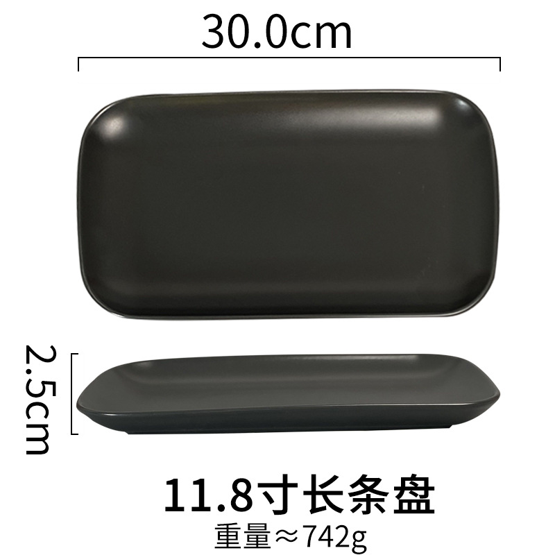 Moda creativa simple vajilla de cerámica traje al por mayor colorido restaurante occidental plato carne taza arroz tazón fideos