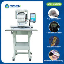 Single Head Home Use Flat Embroidery Machine With Computer