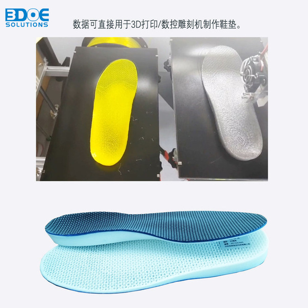 3D foot scanner to measure flat feet and high arches and apply…