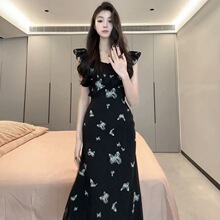 �߼��з�ʽС�w���黨�B��ȹ��Ů�b2026�¿��ļ�С���nϵ��ɫ�Lȹ