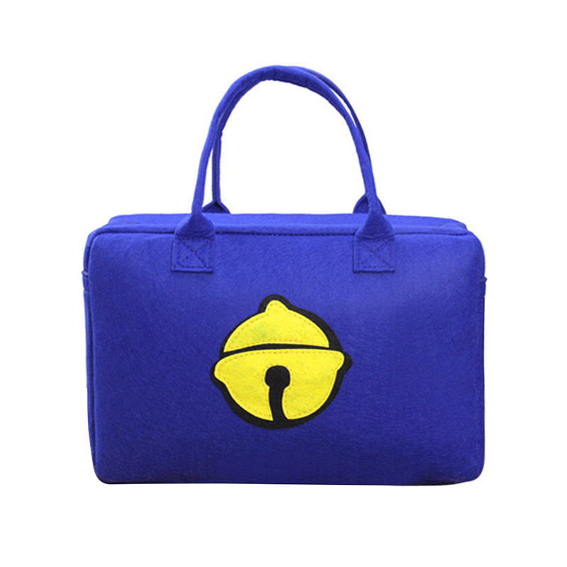 Coreano bolsa de viaje de dibujos animados de gran capacidad bolsa de equipaje moda ligera estudiante femenina plegable fieltro oso bolsa de equipaje