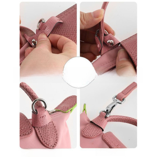 Xinyu Craftsmanship Dragon Qiang Wide Shoulder Strap Dragon Qiang Water Bucket Bag Non-Piercing Leather Buckle Modified Crossbody Strap Hardware Accessories