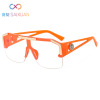 Lens, decorations, sunglasses, trend protecting glasses, European style