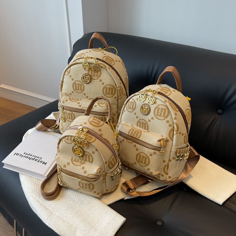 Borsa da donna nuova Zaino minimalista urbano Zaino casual jacquard versatile da donna multi taglia per ragazze_voghion.com