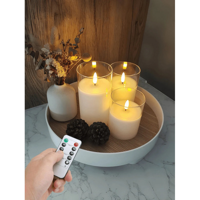 2026款 L5986 海外仓代发TEMU跨境新款蜡烛电池供电蜡烛