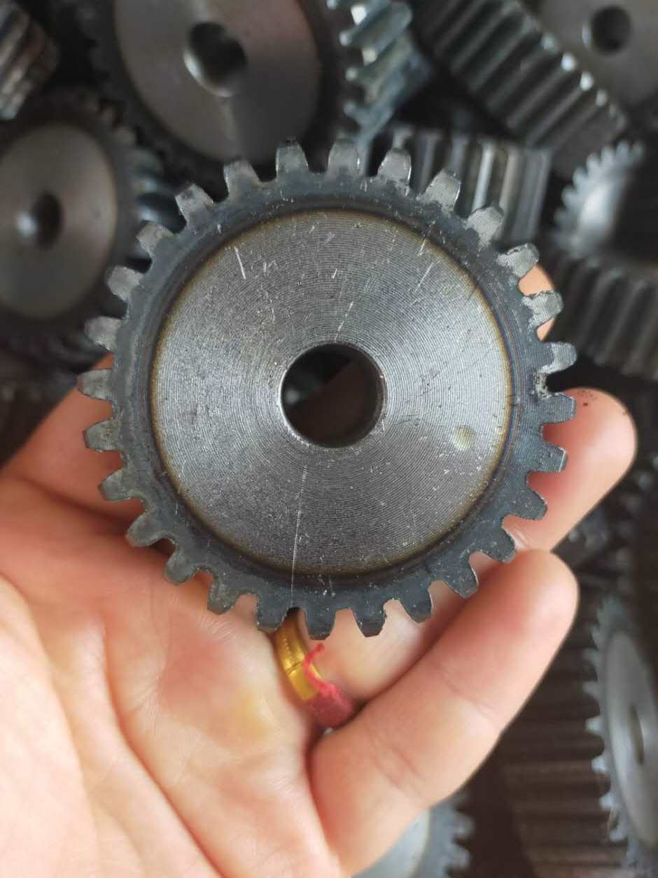 来图非标齿轮齿条链轮链条伞齿轮斜齿轮轴可开孔开键槽打丝