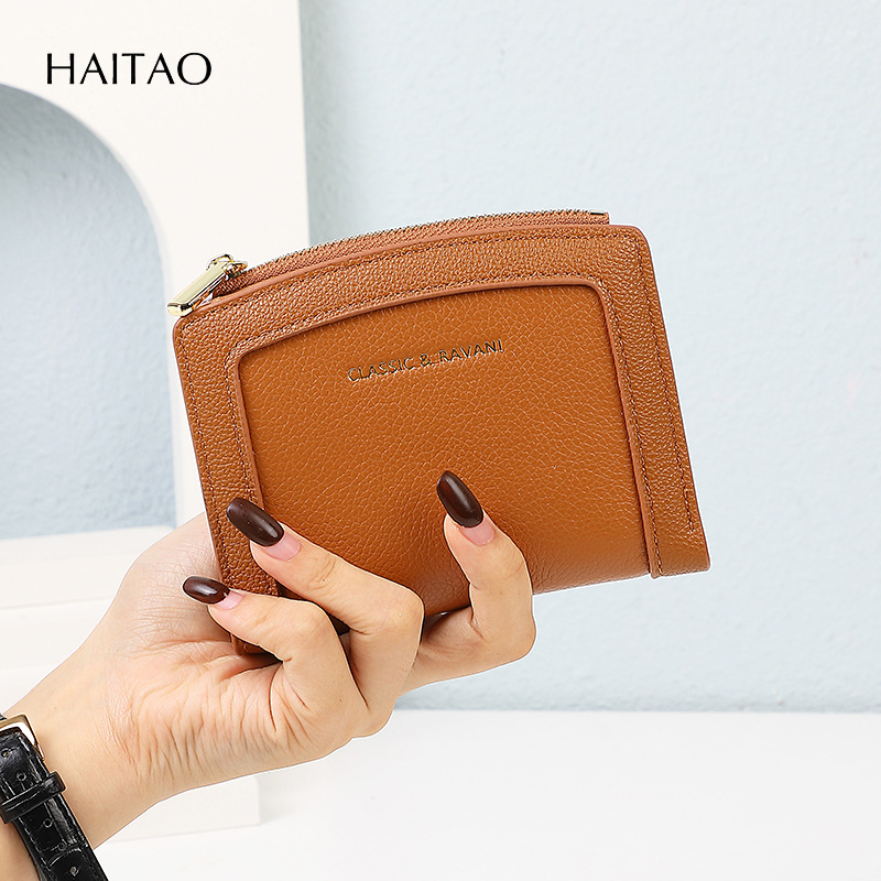 Cartera para mujer 2025 bolso multifuncional coreano billetera de moda de alta gama con múltiples posiciones para tarjetas