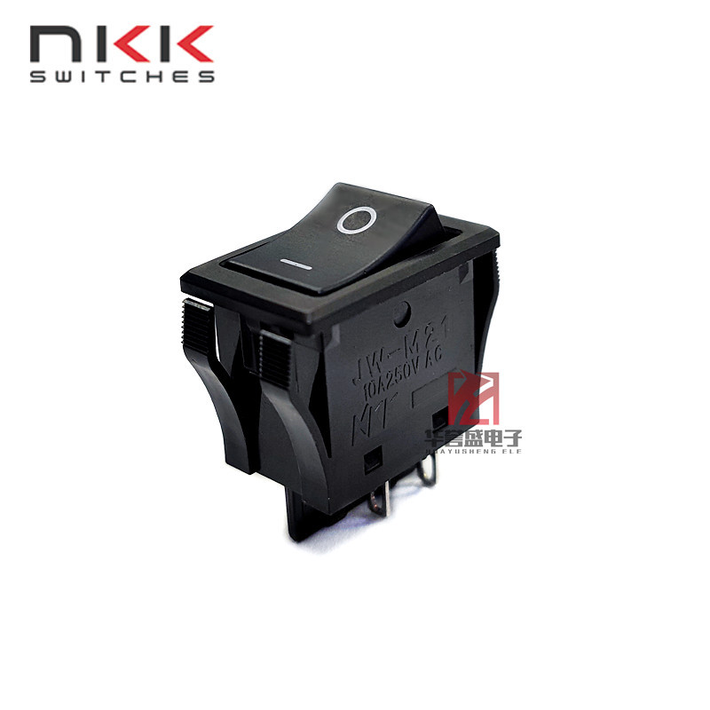 日本NKK JW-M21 JWM21RA1A JW-M21RKK 翘板开关 4脚2档