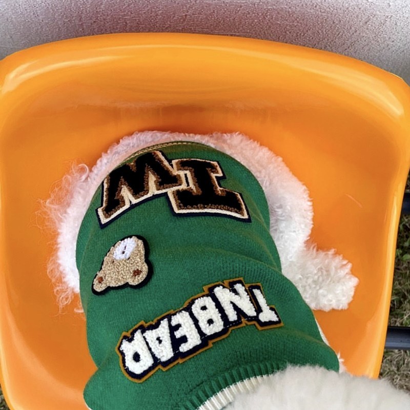 比心ペットニットセーター比熊テディ猫猫博美雪納瑞小型犬犬服秋冬|undefined