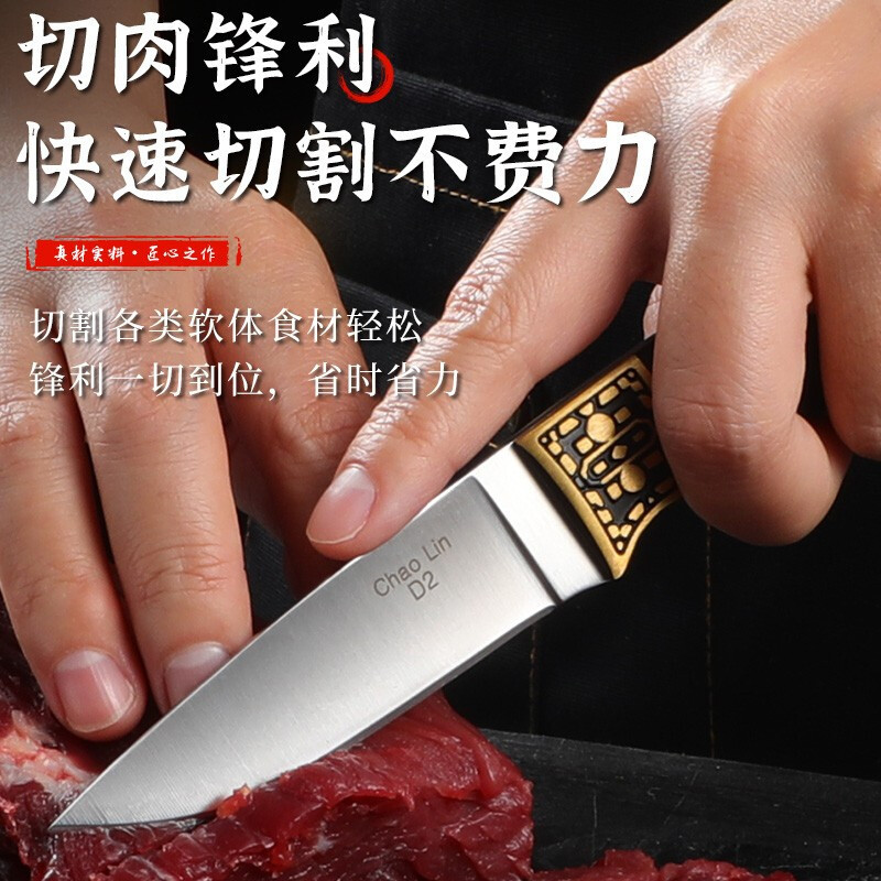 cuchillo de comedor de carne de Mongolia, cuchillo de corte de carne, cuchillo tibetano, cuchillo de corte de carne, cuchillo de corte de acero de alto carbono