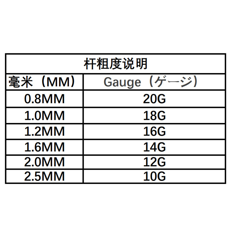 G23 インナースパイラルイヤーネイルイヤリングベースアクセサリー平底ロッドチタン合金ベースロッドピアスイヤリングジュエリー