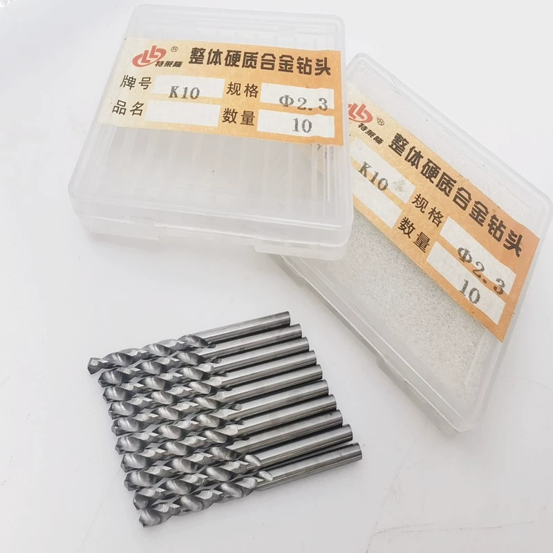 Сверло из твердого сплава Trelon K10 плюс твердое спиральное сверло из вольфрамовой стали 0,5-20 мм на складе производителя