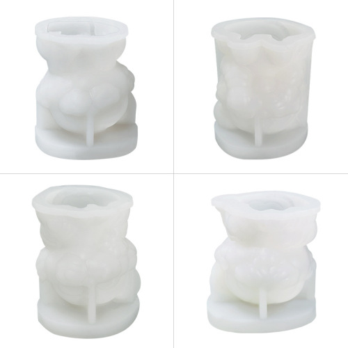 Three Trust Tiger Ice Block Silicone Mold Household DIY Cartoon 3D Milk Tea Ice Cube Ice Stick Sorbet Mold