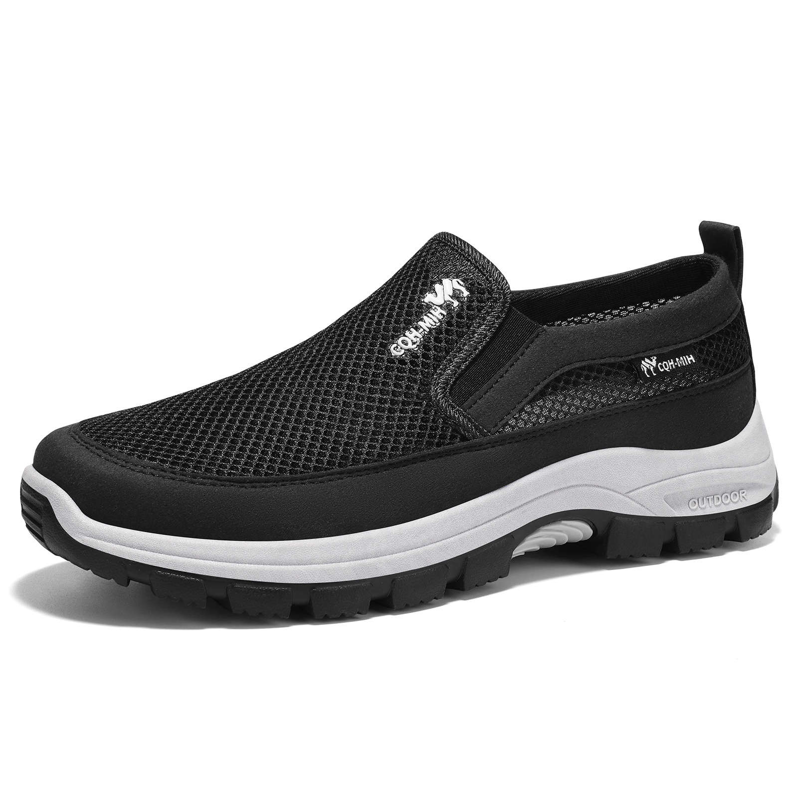 Zapatos de malla transfronterizos para hombres zapatos de verano transpirables zapatos casuales ligeros zapatos de papá de tamaño grande viejos zapatos de tela de Beijing zapatos simples