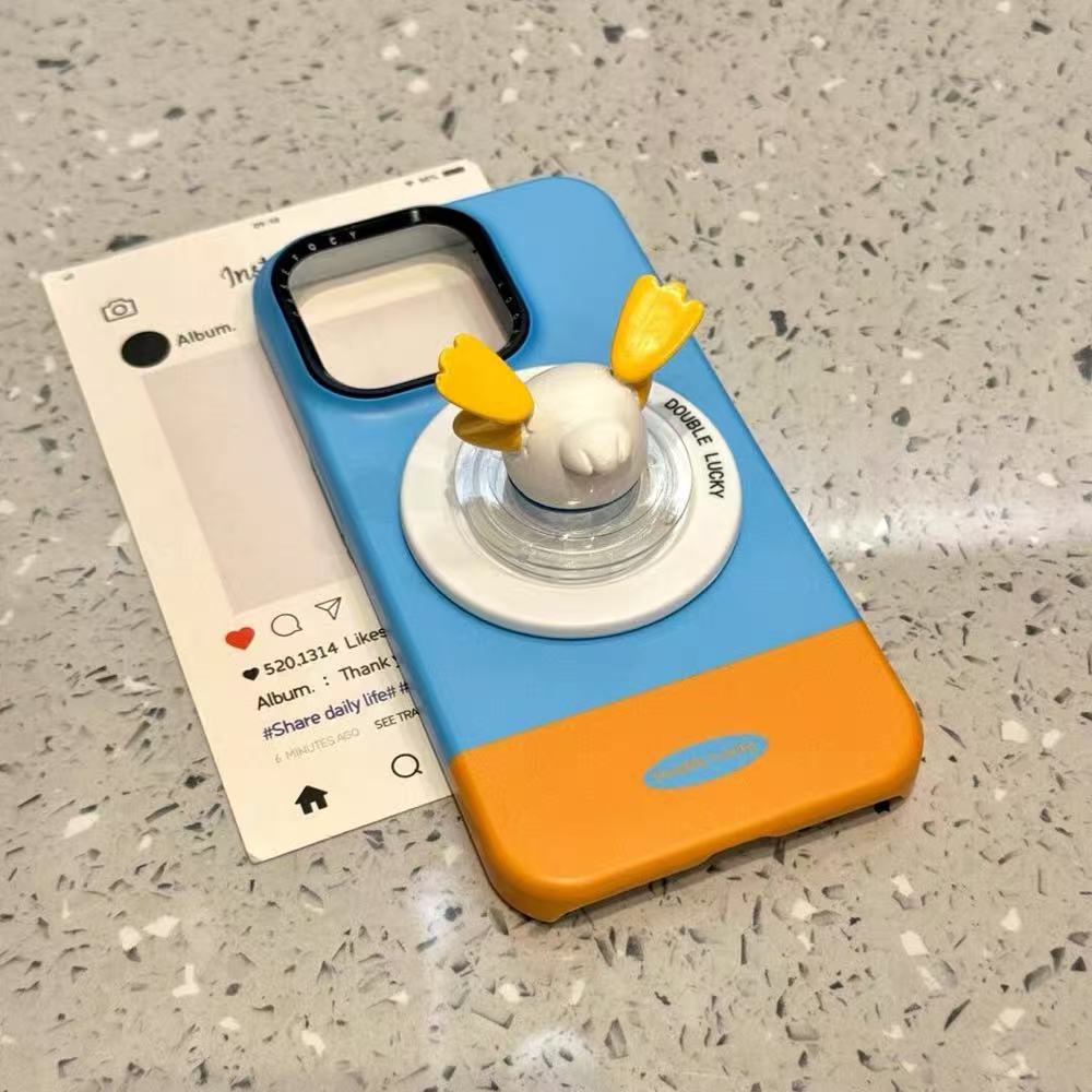 Soporte de trasero de pato magnético costura azul naranja yy5