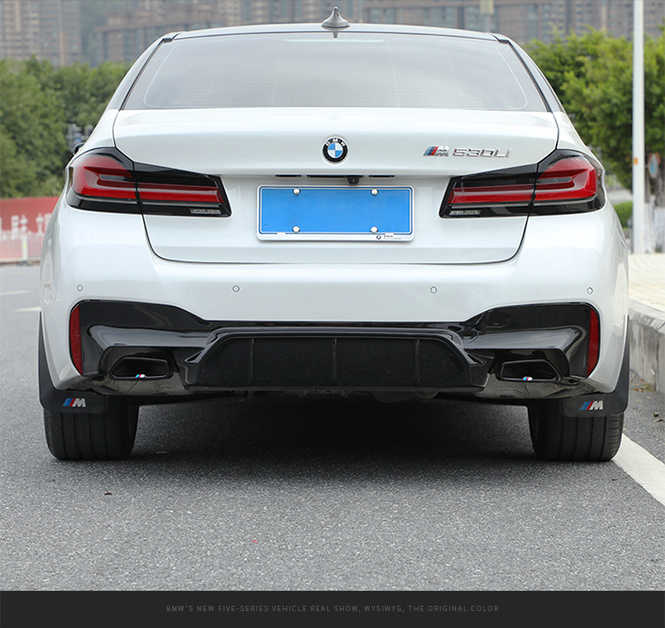 Suitable for Bmw 5 Series 7 Series 3 Series Tail Pipe Decoration Modification 525Li 6 Series Gtx3X5X7 Glossy Black Warrior Exhaust Pipe