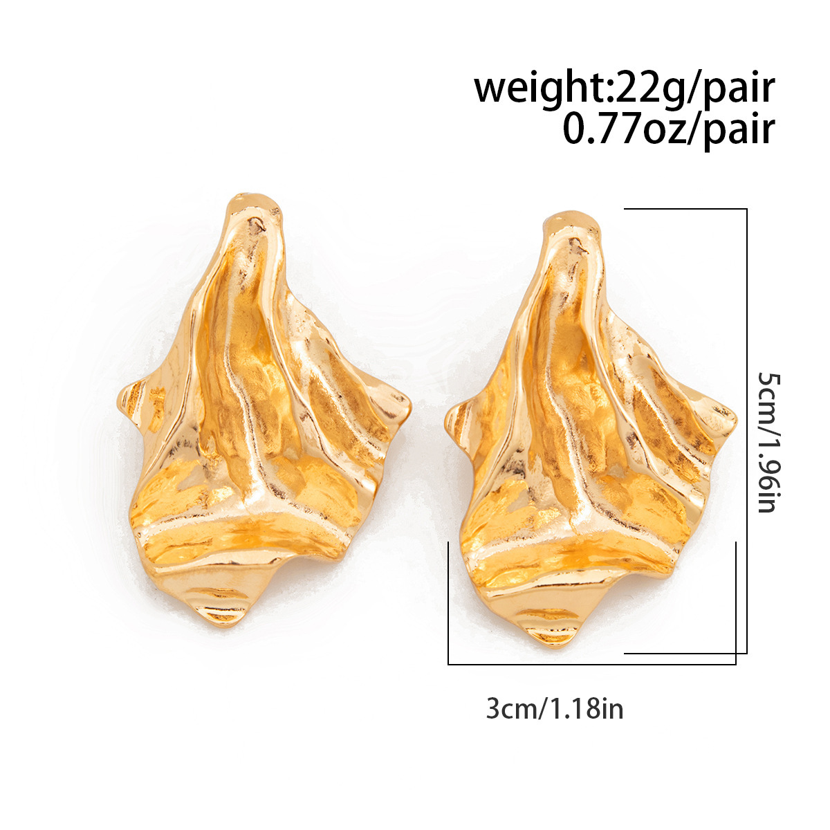 22g Weight Metal Ear Needle Material Drop Earrings, Ear Studs Classification 1 Pair Quantity Holiday, Street Occasion Metal Material Geometric, Heart Shape Pattern All Seasons Season Women's Gender Polished Finish Plating Design Retro, Classic Style Style 1 Pair Retro Classic Style Geometric Heart Shape Plating Metal Drop Earrings Ear Studs 7