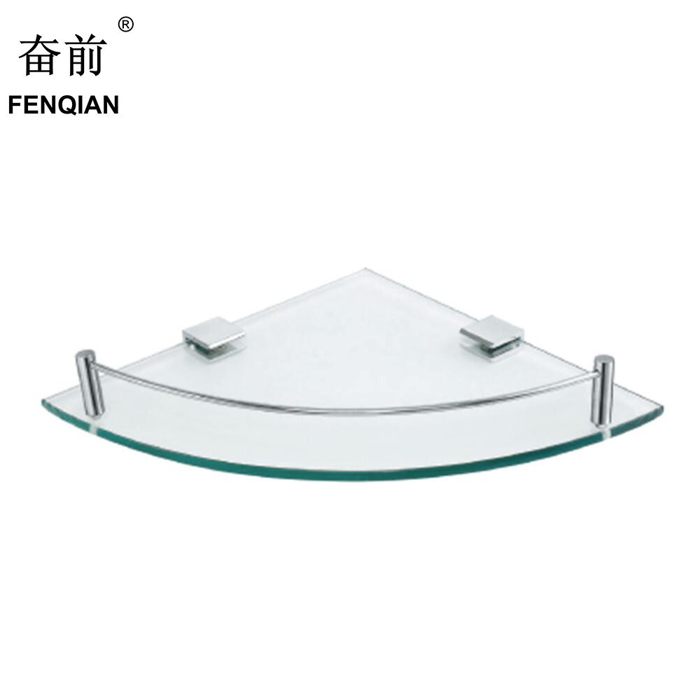 浴室玻璃三角置物架 304不锈钢卫生间收纳单双层托架 A1087热卖