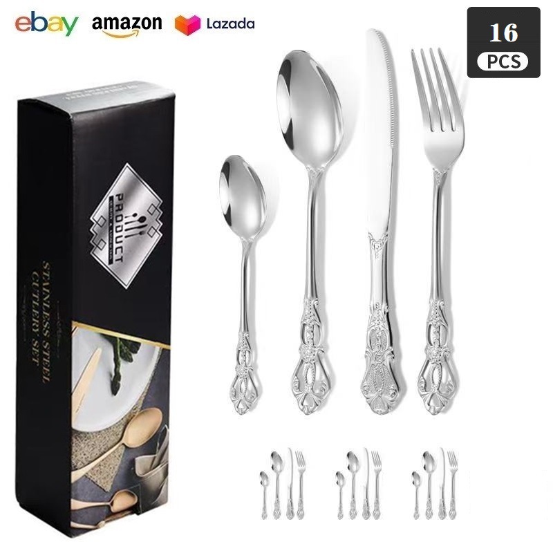 실버【16PCS】작은 색상 상자