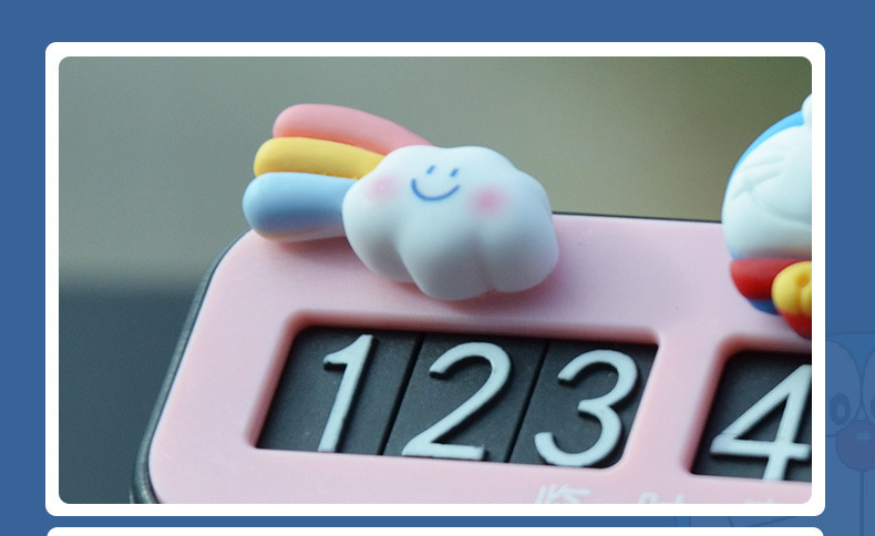 Doraemon car parking number plate cartoon temporary parking card car interior accessory car decoration temporary parking sign
