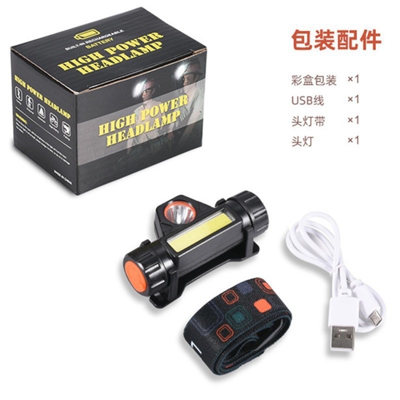 卸売り多機能usbインターフェイス充電ヘッドランプcob屋外緊急ヘッドセット101照明ヘッドランプ|undefined