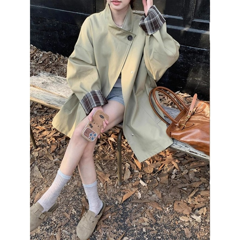 风衣女小个子2025新款春秋季英伦风高级感韩系爆款外套|undefined