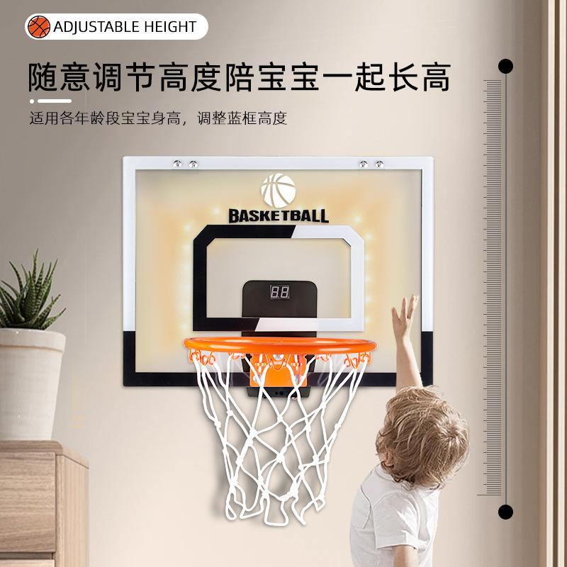 Electronic scoring basketball board height adjustable basketball frame indoor and outdoor game dunk sports toys Amazon