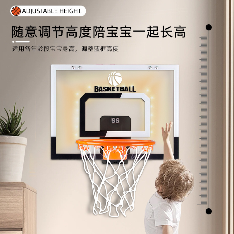 Electronic scoring basketball board height adjustable basketball frame indoor and outdoor game dunk sports toys Amazon