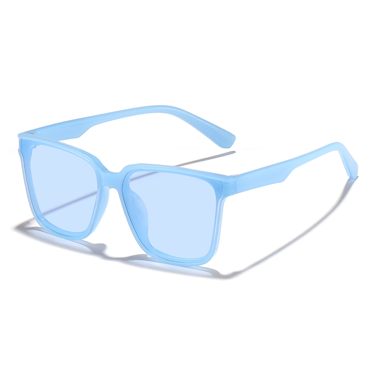 Nuevo estilo transfronterizo al por mayor para niños Gafas de sol de montura cuadrada clásicas simples para uso al aire libre Gafas de sol esenciales