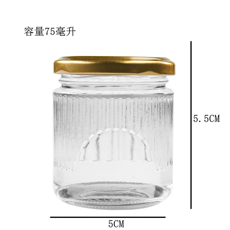 现货批发竖纹燕窝瓶加厚玻璃瓶空瓶子可蒸煮耐高温大口鲜炖密封瓶|undefined