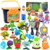 686-137 [Storage Stool with Map] Dave + 17 plants + 4 zombies