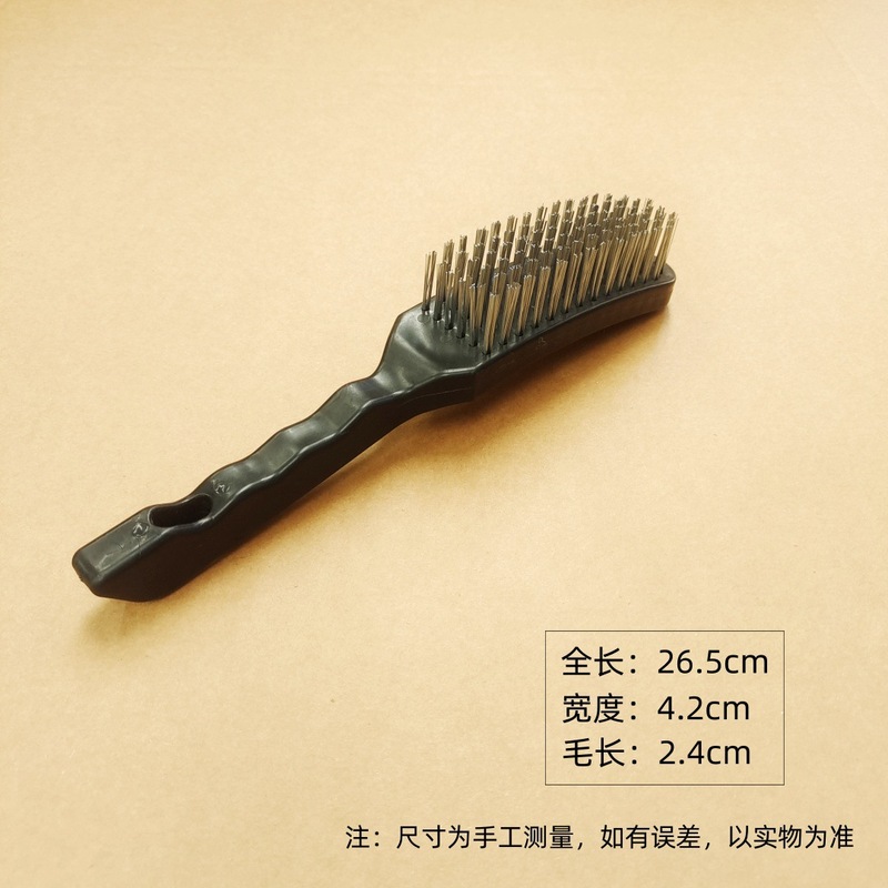 上新6列5列卸売りワイヤーブラシメーカー錆除去清潔研磨苔ステンレス銅メッキ鋼線|undefined