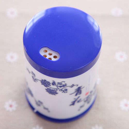 Creative blue and white porcelain toothpick bottle household toothpick storage bottle simple pepper multi-purpose bottle hotel restaurant toothpick bottle