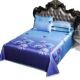 Printed ice silk mat increase bed sheet mat three-piece set wholesale single mat two-piece set a generation of hair