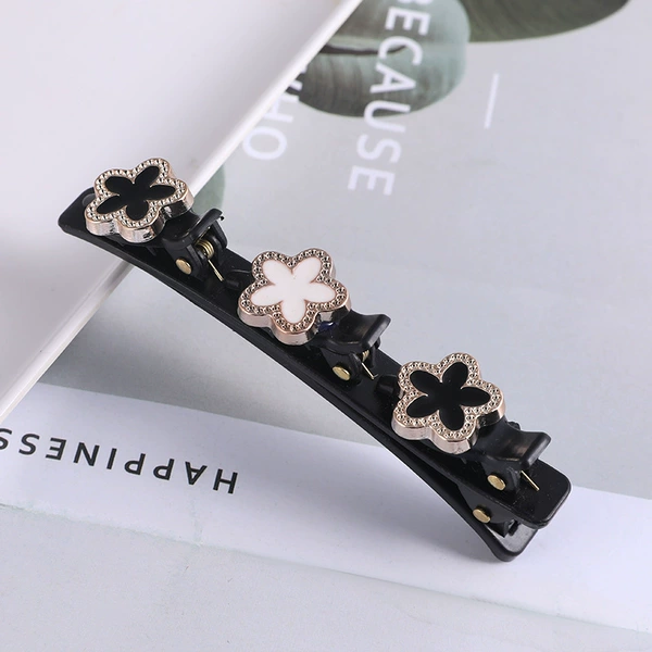 17# double layer braided 9cm diamond duckbill clip