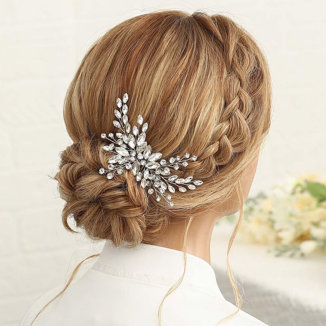 Rhinestones Inlay Material Women's Simple Style Classic Style Solid Color Metal Inlay Rhinestones Hair Clip