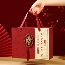 结婚喜糖盒子订婚金葱吾家有喜抽屉盒婚礼喜糖盒大号伴娘伴手礼盒