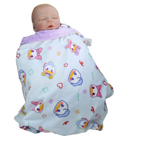 New wholesale moccasin rug double-sided plush four-season usable children's comfort blanket infant newborn touch cover blanket